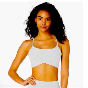 Beyond Yoga Spacedye Home Run Bra in Silver Mist 🌫